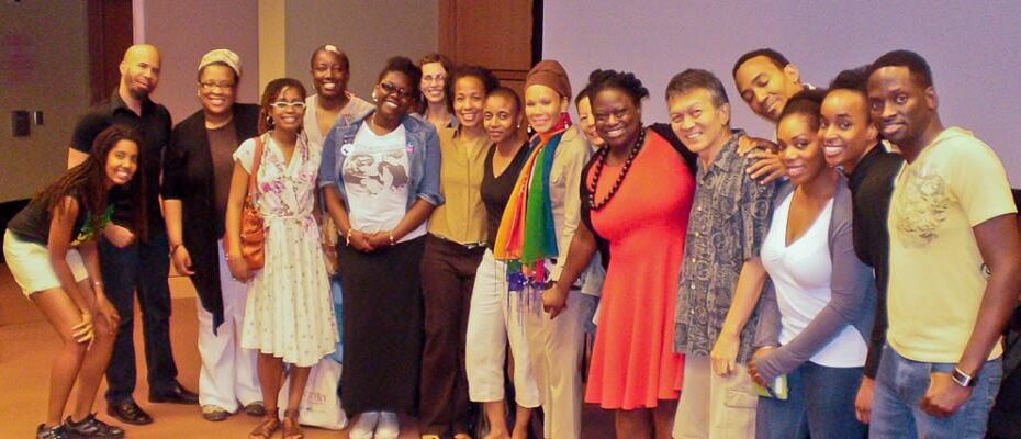 Gathering at the launch of the digital archives for the Gay Freedom Movement of Jamaica