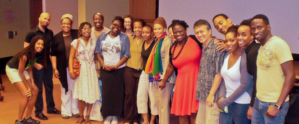 Gathering at the launch of the digital archives for the Gay Freedom Movement of Jamaica