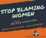 Men Speak Up Stop Blaming Women