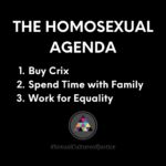 The Homosexual Agenda Poster