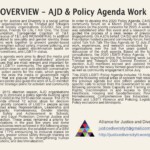 AJD Policy Agenda- Overview