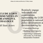 AJD Policy Action 1 - Include LGBTI Communities in Meaningful Dialogue