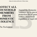 AJD Policy Action 13 - Protect All Household Members From Domestic Violence