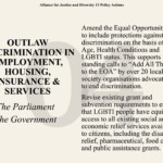 AJD Policy Action 4 - Outlaw Discrimination in Employment, Housing, Insurance & Services